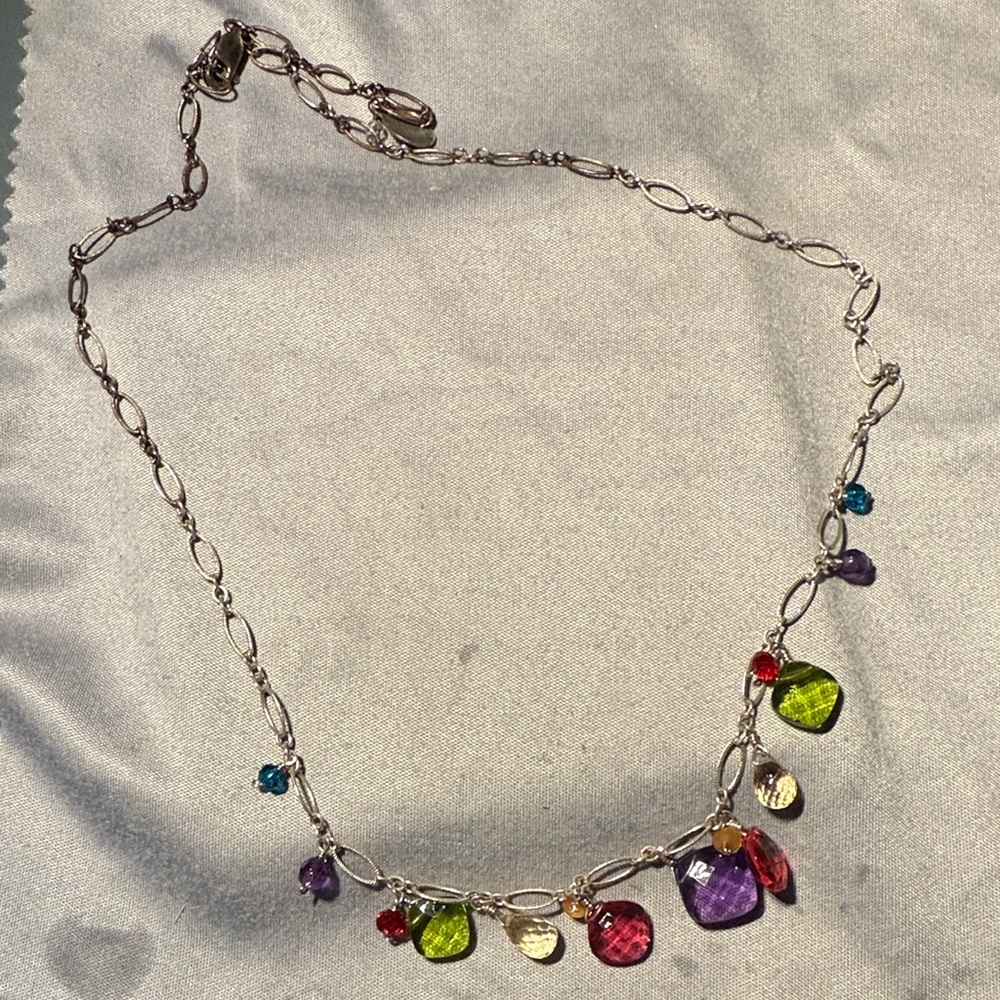 Anna Balkan hand-made Multicolor Gemstone Necklace